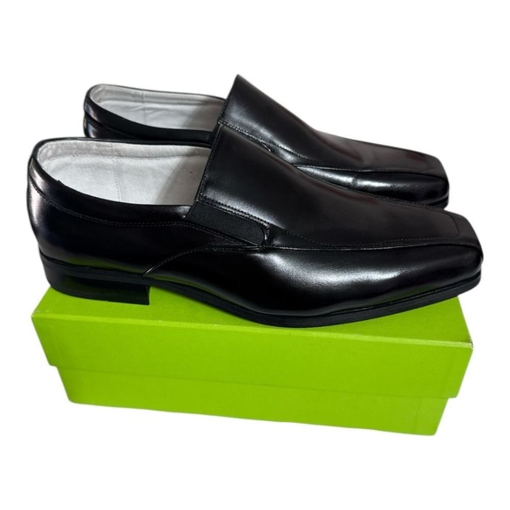 Stacy Adams Black Leather Loafers